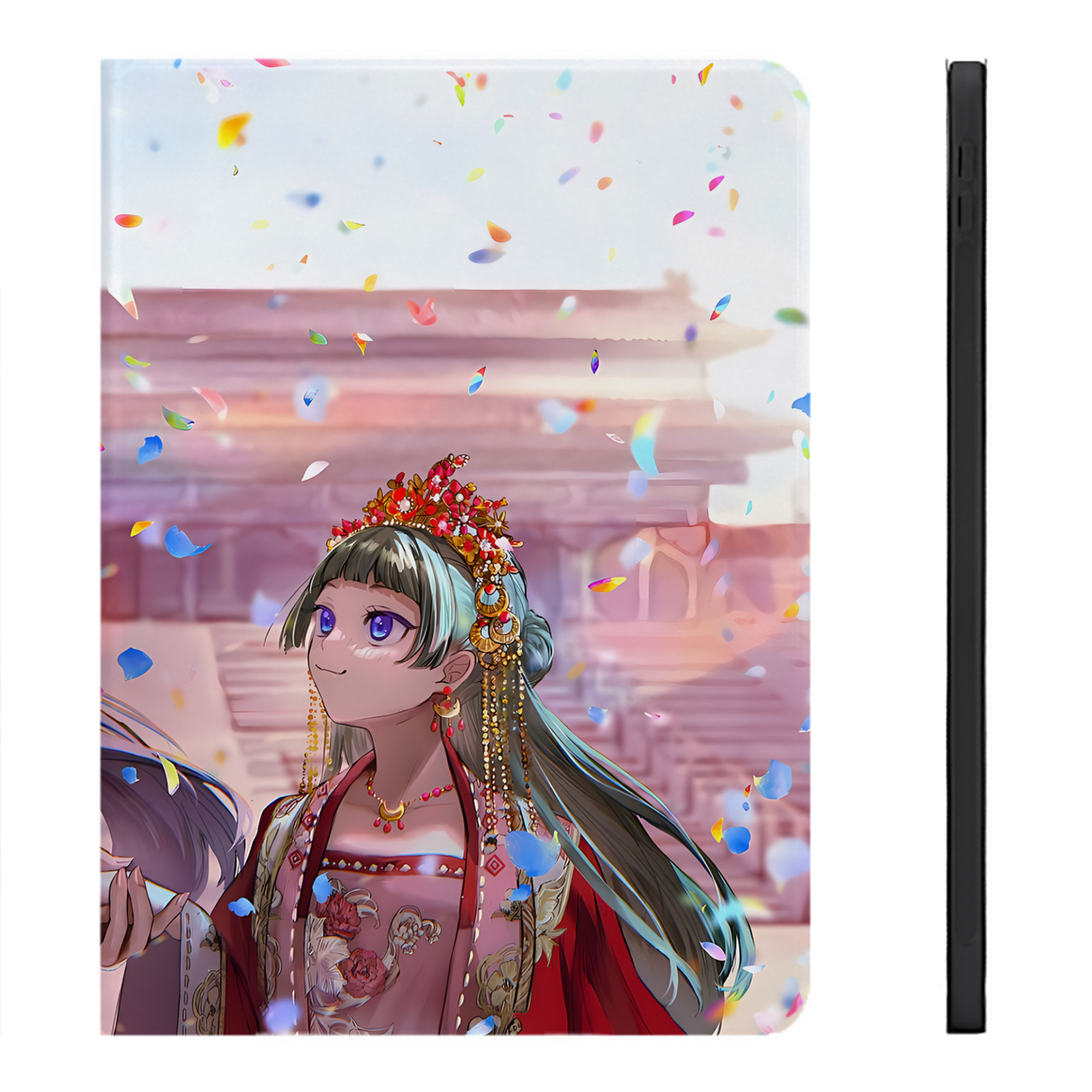（画像用） 薬屋のひとりごと The Apothecary Diaries IPadケース ペンホルダー付き ブックスタイルデザイン